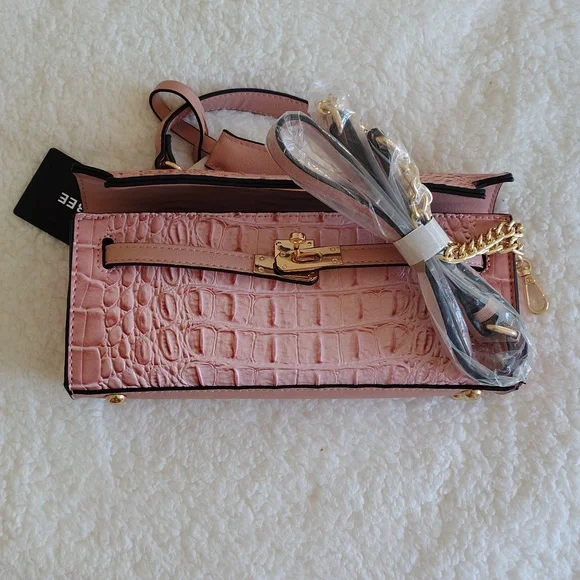 NWT Pink American Bee Purse with crossbody removable strap - Picture 13 of 14